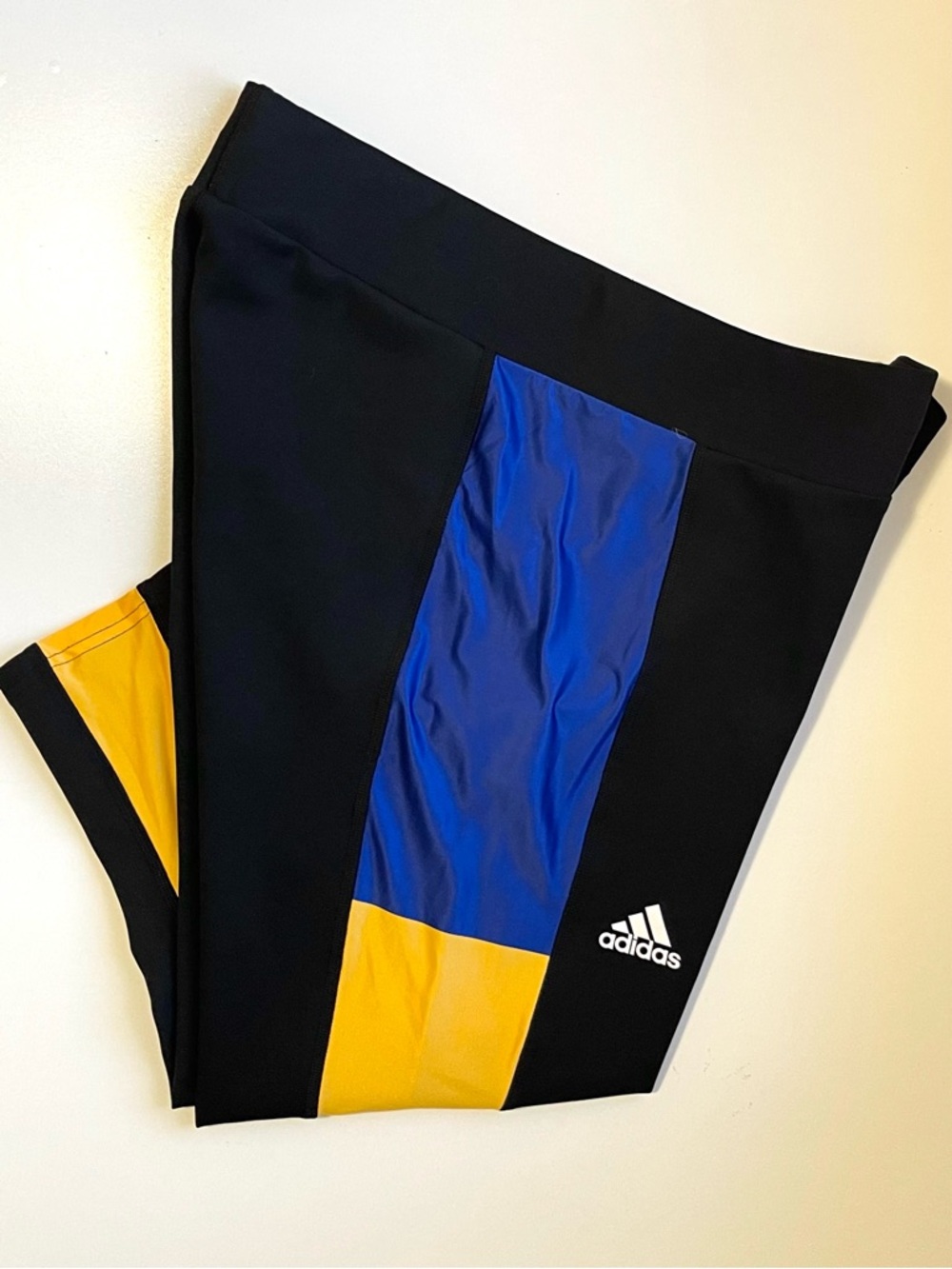 Adidas Techfit Colorblock Capris - Climalite & UV Protection - Size XL
